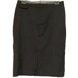 Merona Straight & Pencil Striped Skirt w/Slits and Lining Women's Size 6